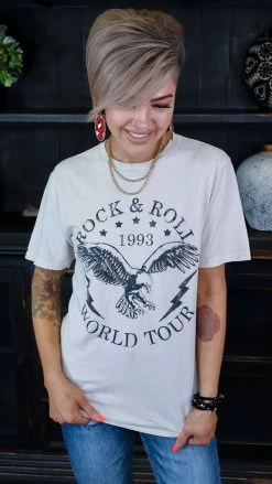 Lotus Fashion 1993 Rock & Roll Tee GRAPHIC TEES