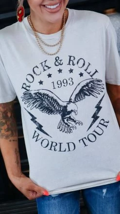Lotus Fashion 1993 Rock & Roll Tee GRAPHIC TEES