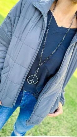 The ZigZag Stripe Absolutely Necessary Jacket OUTERWEAR