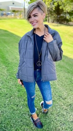 The ZigZag Stripe Absolutely Necessary Jacket OUTERWEAR