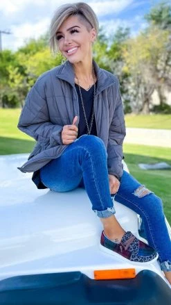 The ZigZag Stripe Absolutely Necessary Jacket OUTERWEAR