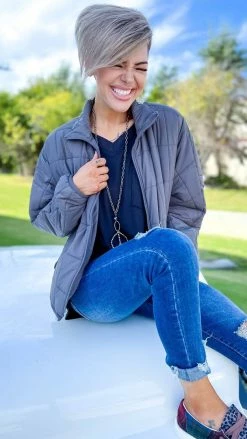 The ZigZag Stripe Absolutely Necessary Jacket OUTERWEAR