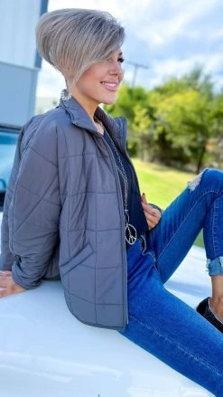 The ZigZag Stripe Absolutely Necessary Jacket OUTERWEAR