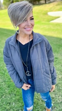 The ZigZag Stripe Absolutely Necessary Jacket OUTERWEAR