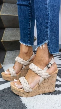 MIA SHOES Afia Wedges