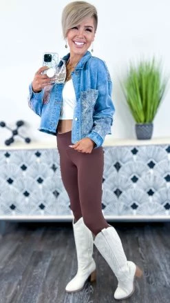 Easel All Patched Up Denim Jacket