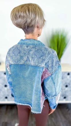 Easel All Patched Up Denim Jacket