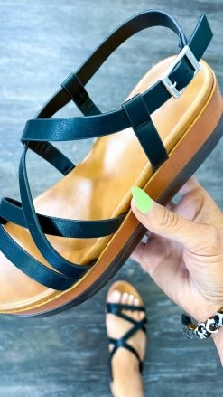 LA Shoe King SHOES Alyssa Platform Sandals