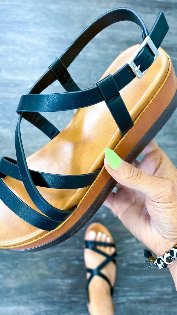 LA Shoe King SHOES Alyssa Platform Sandals