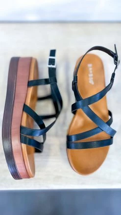 LA Shoe King SHOES Alyssa Platform Sandals