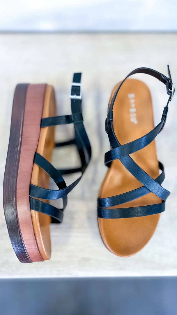 LA Shoe King SHOES Alyssa Platform Sandals