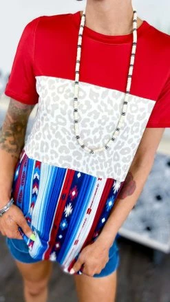 Crazy Train Americana Babe Top [NO RETURNS] TOPS & TUNICS