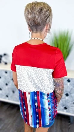 Crazy Train Americana Babe Top [NO RETURNS] TOPS & TUNICS