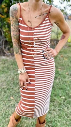 The ZigZag Stripe Attitude Upgrade Dress