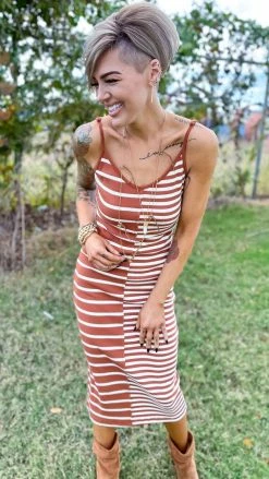 The ZigZag Stripe Attitude Upgrade Dress