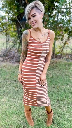 The ZigZag Stripe Attitude Upgrade Dress
