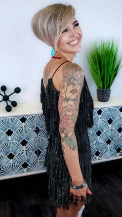 Nylon Apparel Balcony Dancing Dress DRESSES