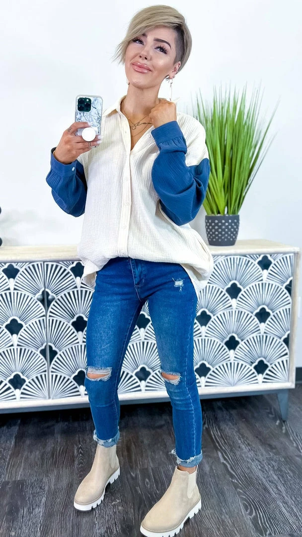 The ZigZag Stripe TOPS & TUNICS Be A Traveler Top