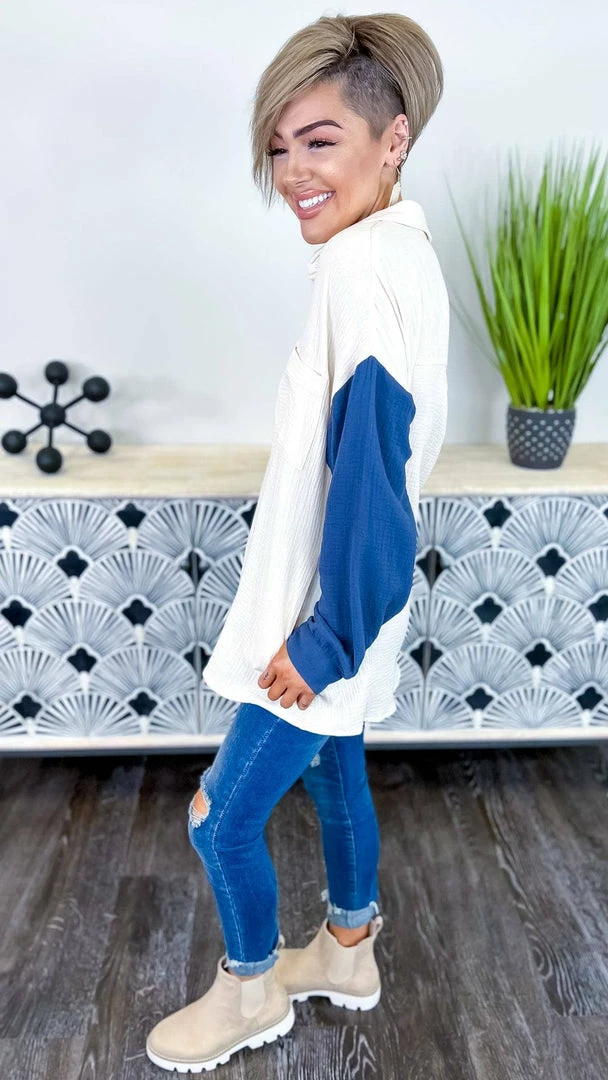 The ZigZag Stripe TOPS & TUNICS Be A Traveler Top