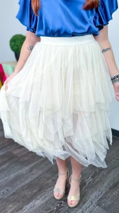 Origami Beige Deep Desire Skirt