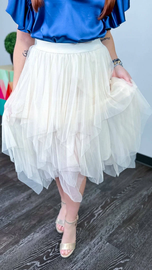 Origami Beige Deep Desire Skirt