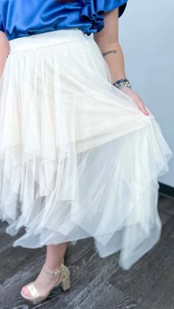 Origami Beige Deep Desire Skirt