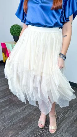 Origami Beige Deep Desire Skirt