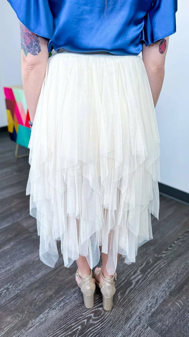 Origami Beige Deep Desire Skirt