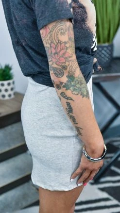 White Birch FINAL SALE // Beige Final Decision Skirt