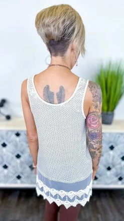 Origami TOPS & TUNICS Beige Joyful Glow Tank