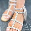 MIA SHOES Beige Kathalina Sandals