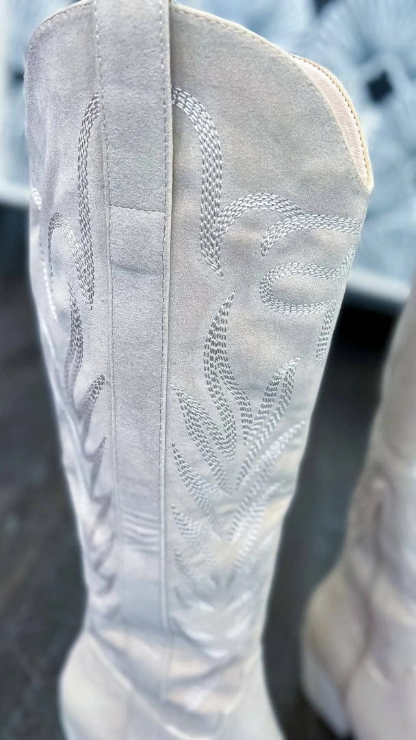 Let's See Style SHOES Beige Samara Boots