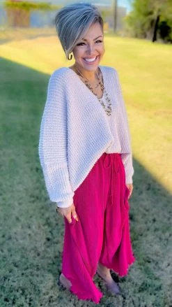 The ZigZag Stripe Berry Lush Embrace Pants