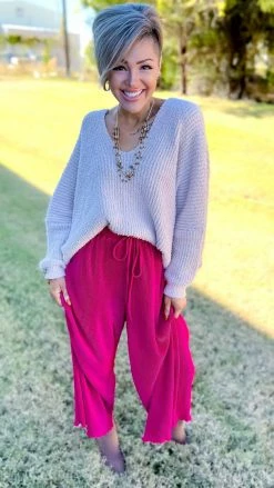 The ZigZag Stripe Berry Lush Embrace Pants