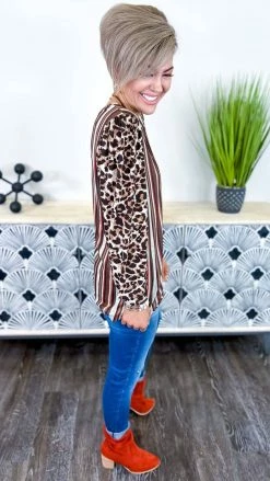 The ZigZag Stripe Biggest Claim Top TOPS & TUNICS