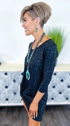 The ZigZag Stripe Black All I Know Dress