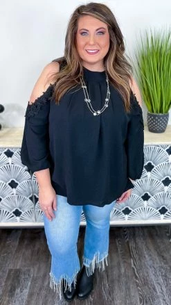 The ZigZag Stripe Black Always Chic Top