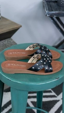 Chinese Laundry SHOES Black Aspiring Sandals