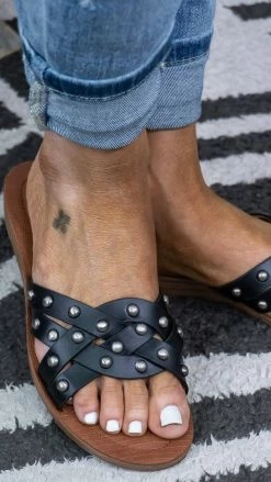 Chinese Laundry SHOES Black Aspiring Sandals