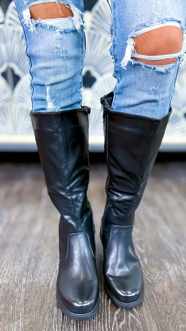 Miami Shoe SHOES Black Barce Boots