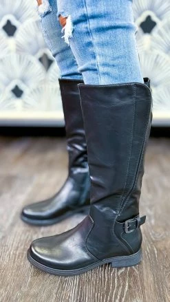 Miami Shoe SHOES Black Barce Boots