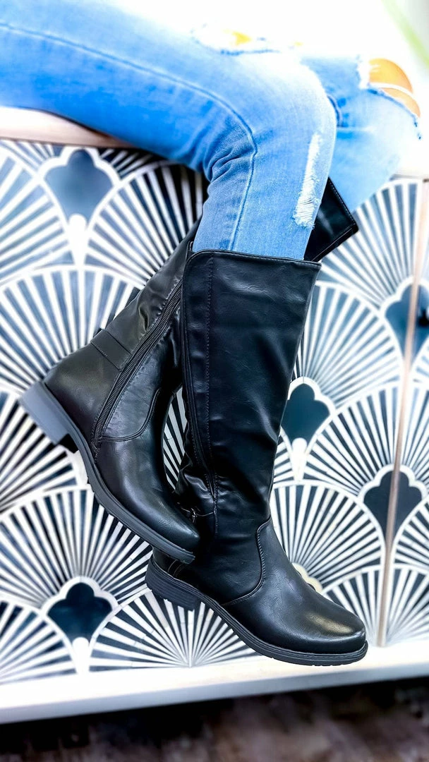 Miami Shoe SHOES Black Barce Boots