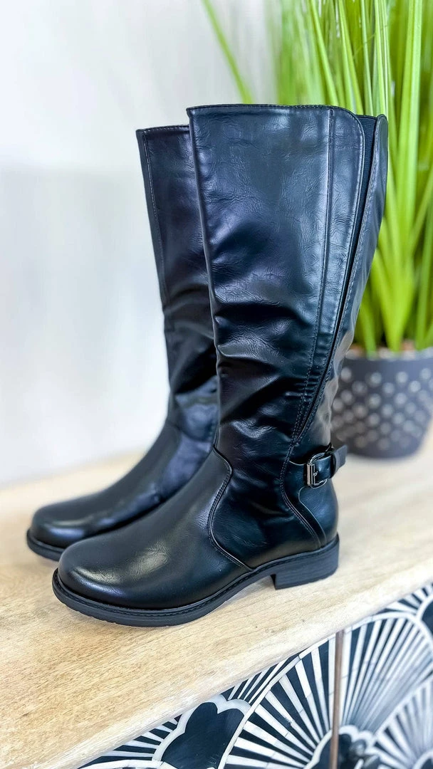 Miami Shoe SHOES Black Barce Boots