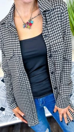 The ZigZag Stripe Black Basic Brami TOPS & TUNICS