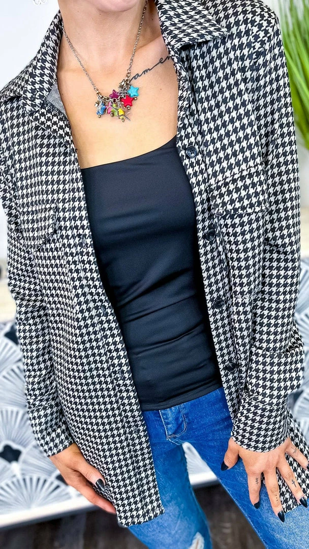 The ZigZag Stripe Black Basic Brami TOPS & TUNICS