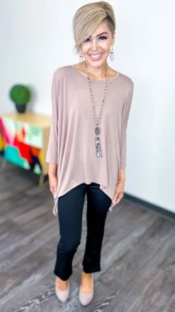 The ZigZag Stripe Black Basic Ponte Pants BOTTOMS