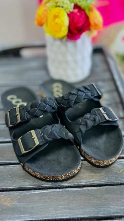 CCOCCI Black Birdie Sandals