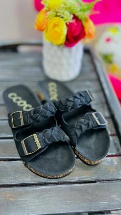 CCOCCI Black Birdie Sandals