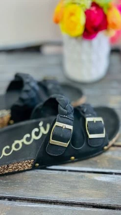 CCOCCI Black Birdie Sandals