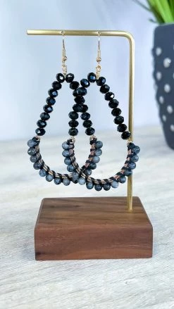 Your Fashion Wholesale ACCESSORIES Black Blaire Earrings